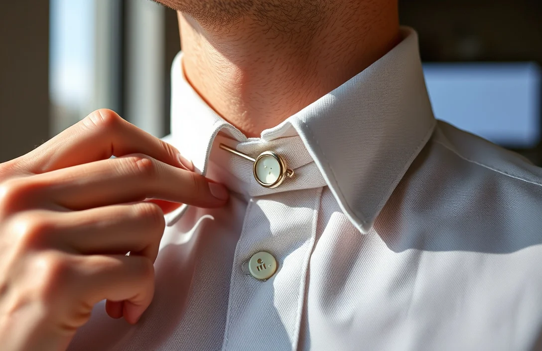 Attaching a Collar Pin - how to attach a collar pin?