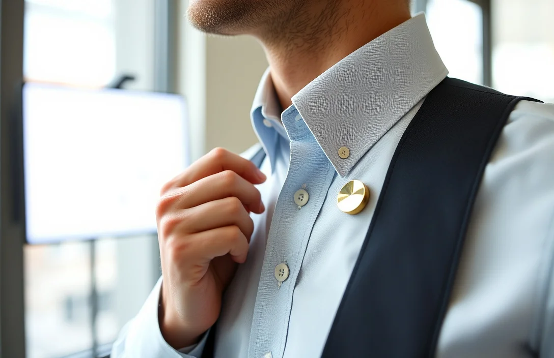 Choosing the Right Collar Pin and Shirt - how to use a collar pin?