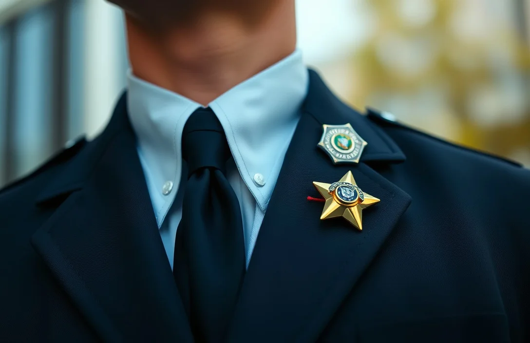 Choosing the right pin for your collar - how to wear police pin on collar?