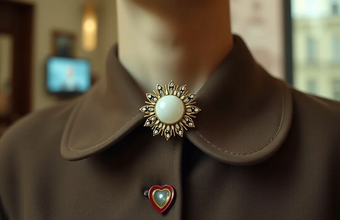 Definition of Collar Pin Brooch - what is a collar pin brooch?