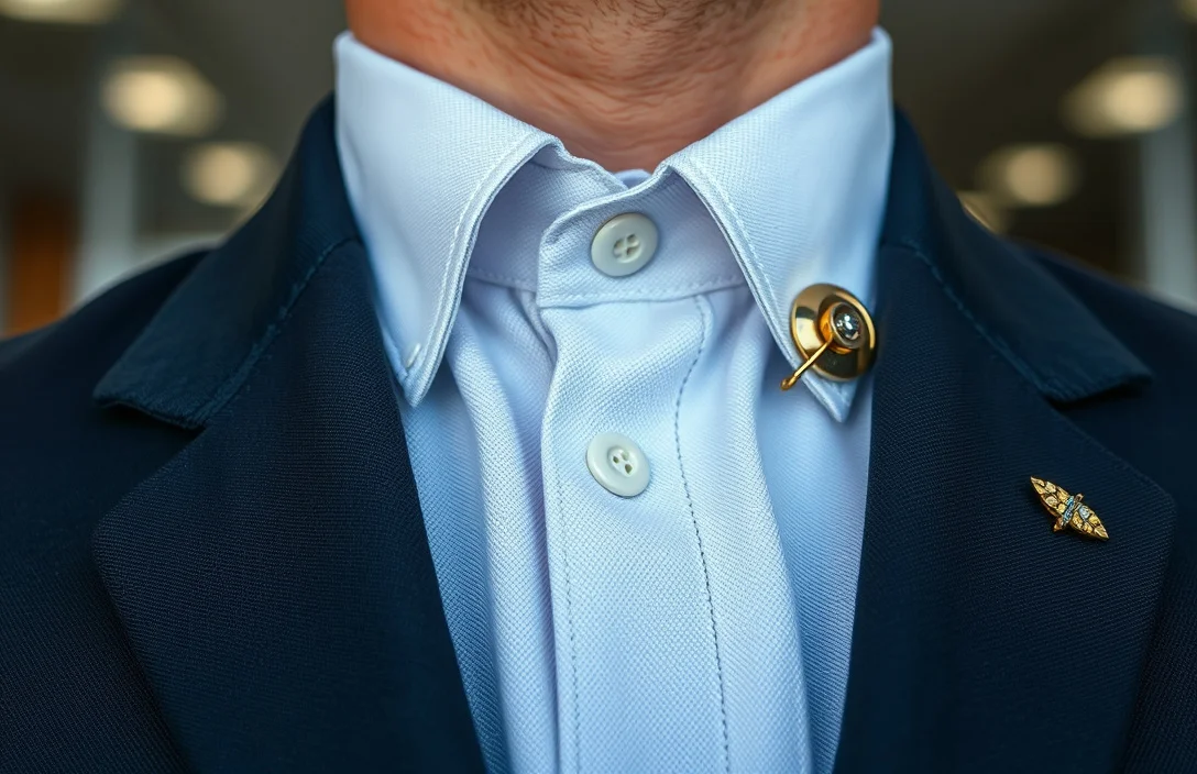 Etiquette and Dress Codes for Collar Pins - what is the purpose of a collar pin?