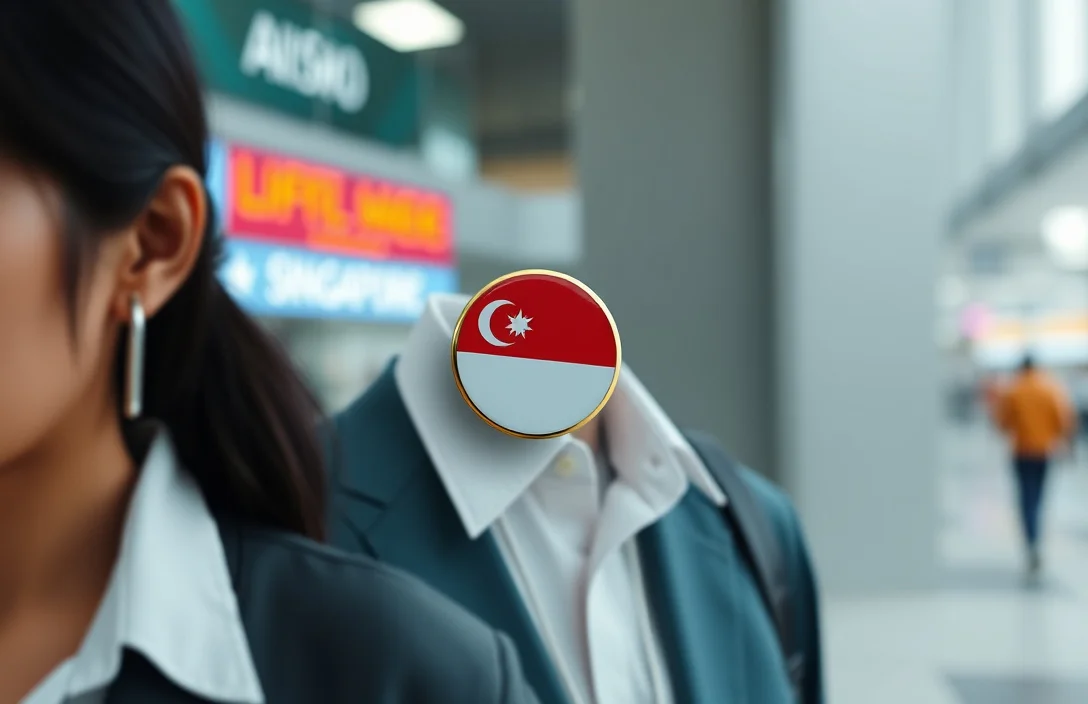 Etsy: Singapore Flag Collar Pins - where to buy singapore flag collar pin?