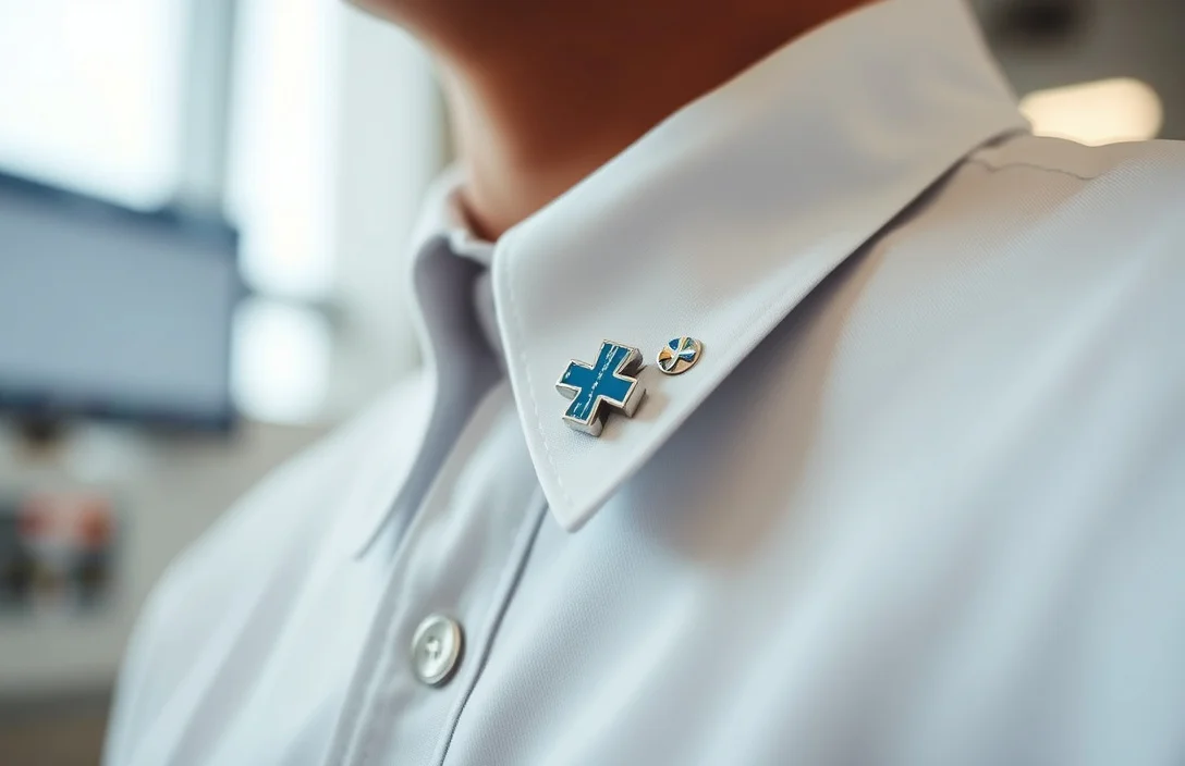 How to Attach EMS Collar Pins - how to wear ems collar pins?