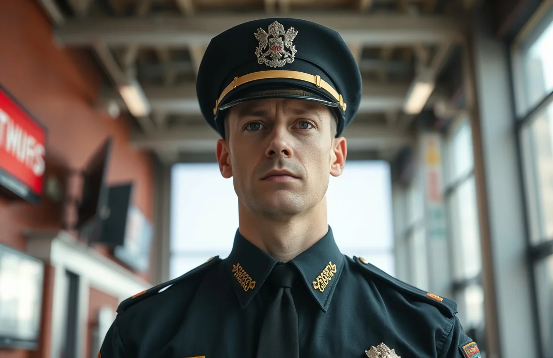how to pin collar brass police?