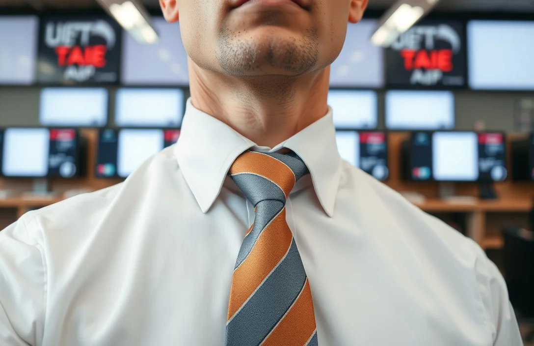 how to tie a tie with a collar pin?