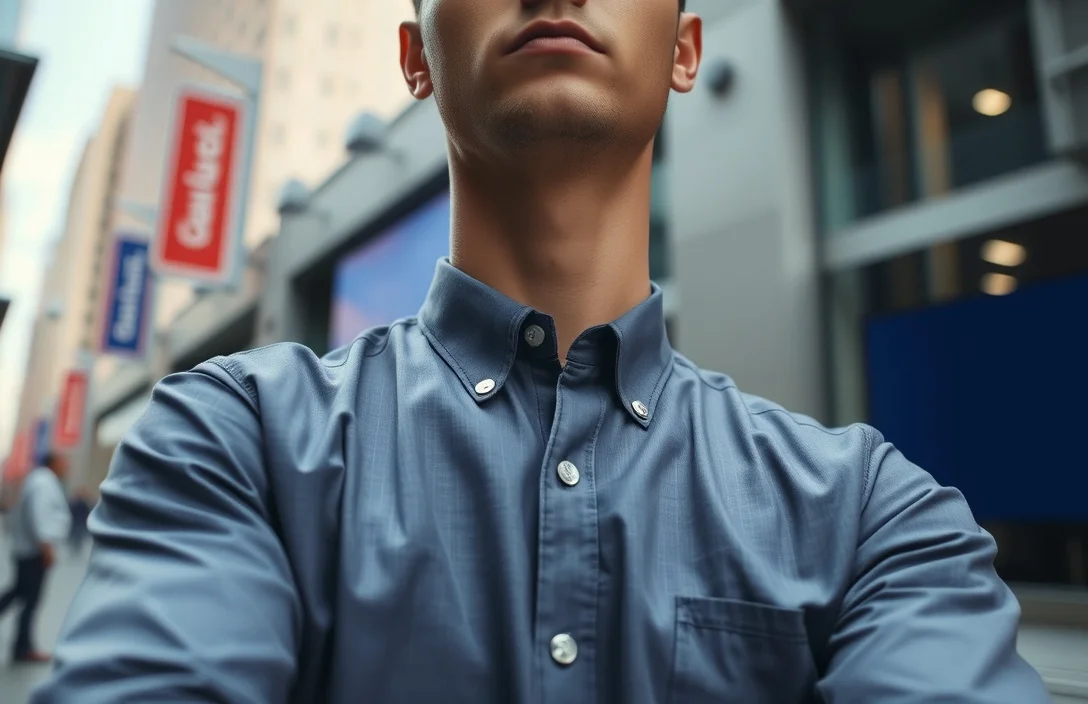 how to wear a collar pin shirt?