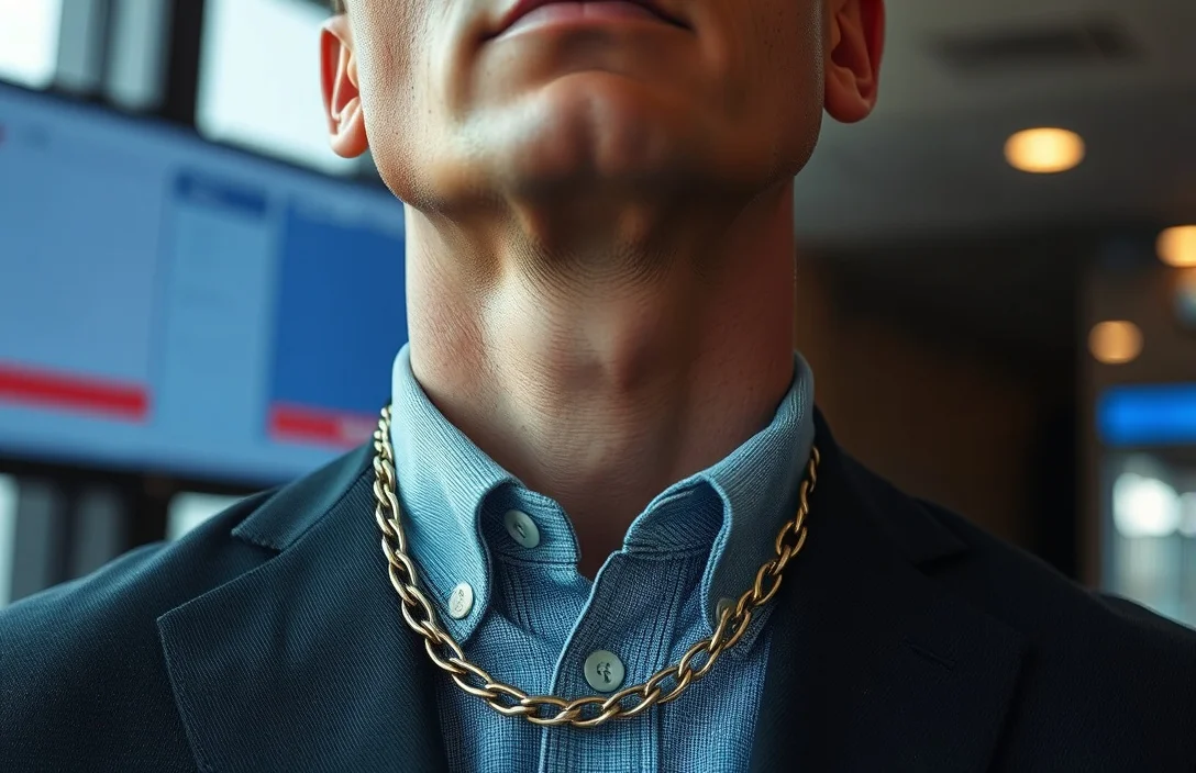 Materials and Finish - how long chain for collar pin?