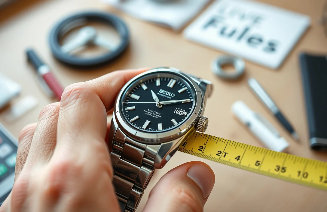 Measuring and Planning - how to resize a seiko collar and pin watch band?