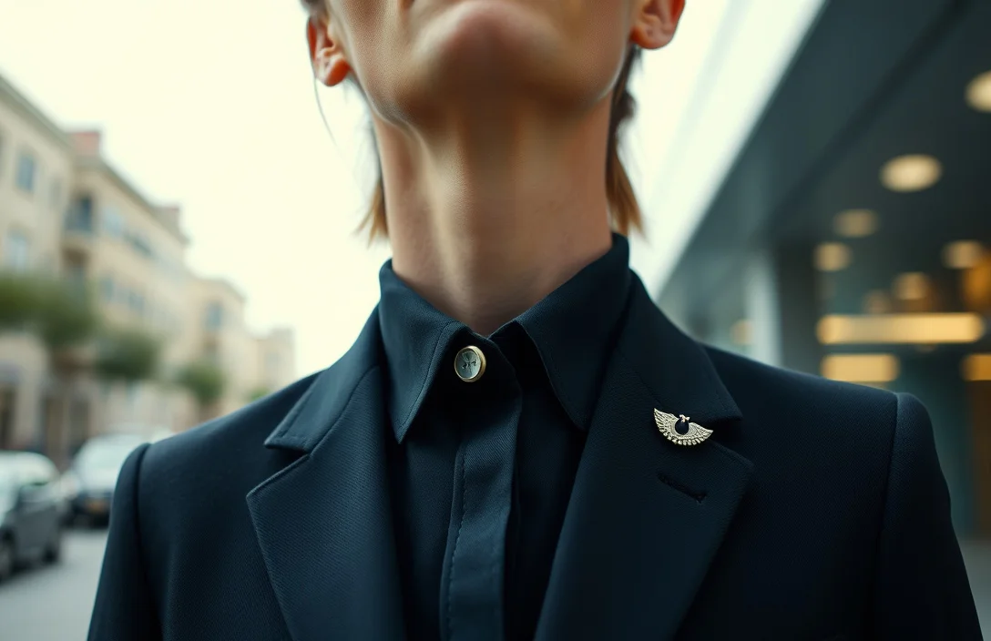Next - how to style collar pin?