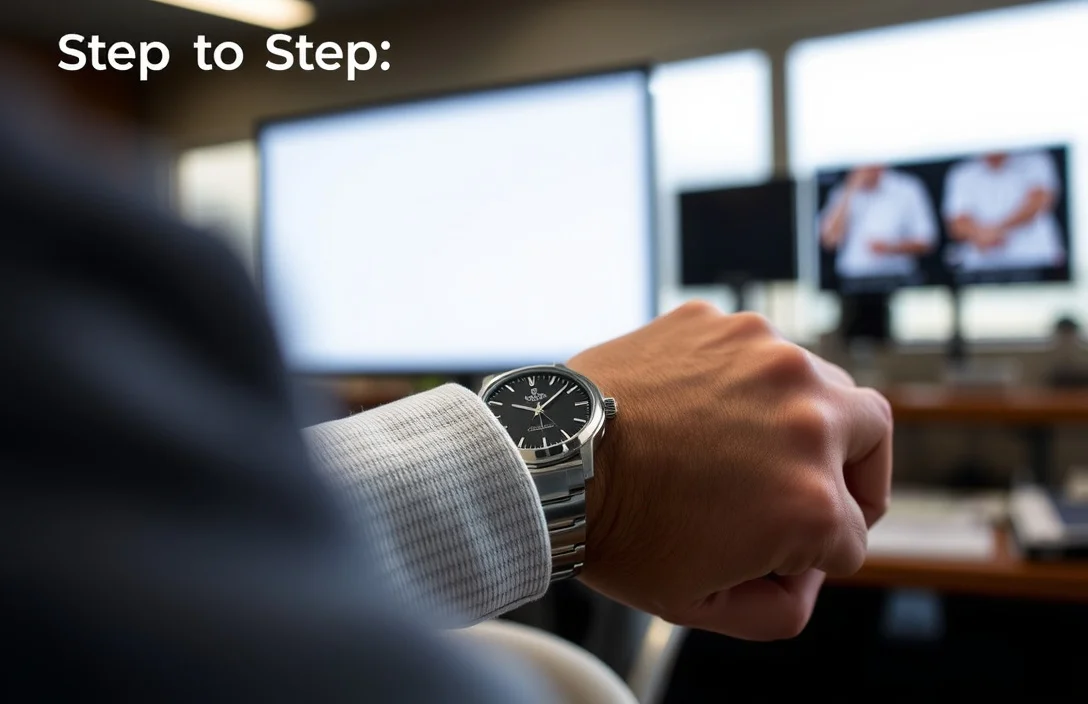 Step-by-step: remove links - how to adjust a pin and collar watch band?