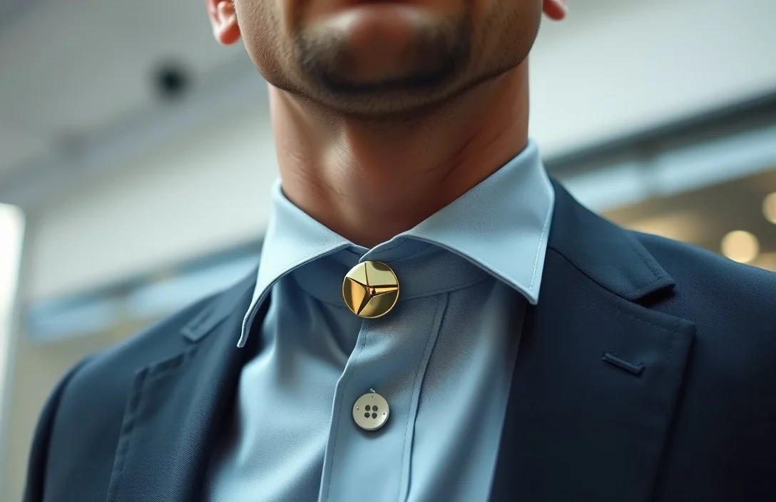 What a collar pin is and when to wear it - how to use a mans collar pin?