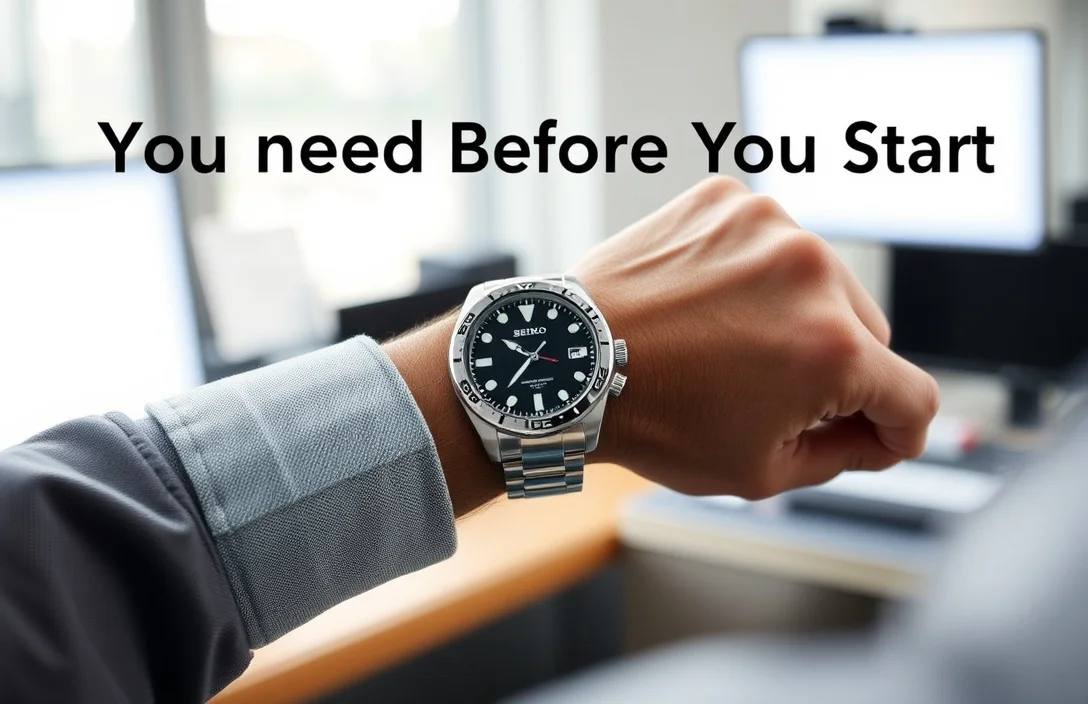 What You Need Before You Start - how to adjust seiko pin and collar bracelet?