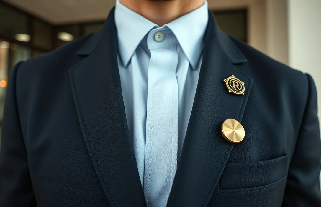 where the pin should land - where to place lapel and collar pins?