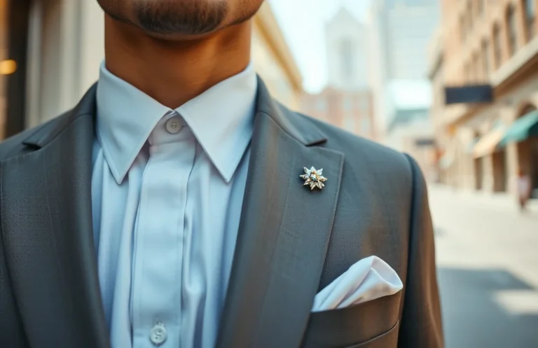 where to place lapel and collar pins?